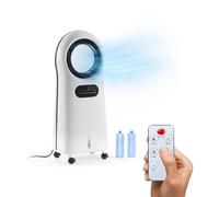 Wintem HURRICANE - Raffrescatore Senza Pale con Telecomando, Serbatoio d'Acqua da 3,5L, Funzione Timer, Velocità e Modalità Regolabili, Purificazione dell'Aria, Controllo Remoto, Flusso d'Aria a 360°