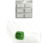 Wintem - Kit Ricambi per Aspirapolvere VK 140-150 - Set Accessori Compatibili Vorwerk Folletto con 12 Sacchetti, 12 Profumini e 2 Griglie Motore, per una Pulizia Profonda