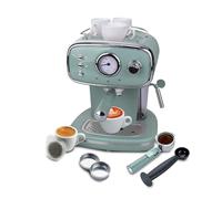 Wintem - Macchina Caffè Acquamarina 1100 W per Espresso e Cappuccino con Lancia Vapore, Compatibile con Cialde e Caffè Macinato, Serbatoio Rimovibile 1,2 L, Pressione 15 Bar