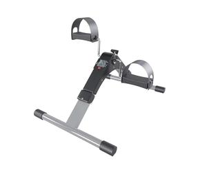 Wintem - Mini Cyclette da Casa Compatta e Salvaspazio per Allenamento Gambe e Braccia da Seduti, con Schermo LCD per Monitorare Tempo e Calorie, Ideale per Riabilitazione, Fitness Quotidiano e Anziani