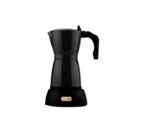 Wintem Moka Elettrica 480W - Caffettiera Elettrica da 6 Tazze con Sistema Mantenimento Caldo e Base Rotante 360° | Design Compatto e Moderno per Casa e Ufficio