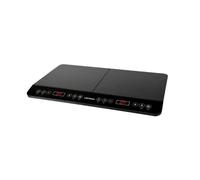 Wintem - Piastra Elettrica per Cucinare Doppia a Induzione 3500W con Comandi Touch, Timer 4 Ore, Display LED e Doppio Piano Cottura per Preparazioni Veloci e Precise