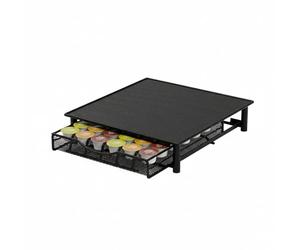 Wintem - Porta Capsule in Acciaio Inox 36 Posti con Cassetto Estraibile per Capsule Ø54 mm, Supporto Salvaspazio per Macchina da Caffè, Design Moderno per Cucina e Ufficio