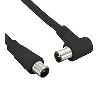 Wintem Prolunga Coassiale Angolare 90° Ingresso Maschio/Femmina 3 Metri - Ideale per Antenna/TV per Connessioni Stabili e Sicure - Facili da Installare e Adatte Spazi Piccoli