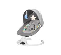 Wintem - Sdraietta Elettrica per Neonati con Dondolo Automatico, Musica Rilassante e Telecomando | Altalena Smart Touch 0-18 Kg per Sonno e Relax Sicuro del Neonato, con Zanzariera Parasole