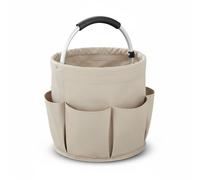 Wintem - Secchio Pieghevole Multiuso 16 Litri per Pulizie Casa e Auto, secchio Salvaspazio con Tasche Organizer, Uso Domestico e Outdoor, Materiale Impermeabile Resistente