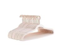 Wintem - Set 50 Pezzi Grucce Appendiabiti in Velluto Rosa Antiscivolo con Gancio Girevole in Metallo per Vestiti e Camicie, Design Sottile Salvaspazio per Armadi Ordinati ed Eleganti