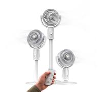 Wintem SNAG Ventilatore a Piantana Silenzioso con Telecomando e Timer Potente motore Display Digitale Touch Basso Consumo 50W Pale Aerodinamiche Oscillazione 65° Inclinazione 90° Rotazione Verticale