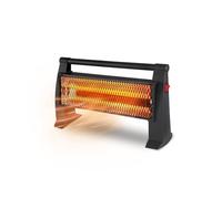 Wintem Stufa al Quarzo ad Infrarossi 1200W 50,4x12,5x25,5cm - Leggera e Facile da Spostare - Sistema di Sicurezza Antiribaltamento e Surriscaldamento - Ideale per Ambienti Fino a 12 mq