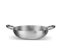 Wintem Tegame Svasato Alto in Alluminio Riciclato 28cm con Maniglie Inox - Compatibile con Induzione, Gas, Elettrico e Forno fino a 300°C - Cottura Perfetta e Sostenibile - Doppio Fondo Brevettato