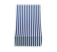 Wintem Tenda da Sole per Esterno Righe Blu con Anelli h 300x140 cm -Tende da Sole per Esterni Rimovibili in Poliestere - Tendone Balcone Esterno Parasole per Giardino e Gazebo