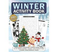 Winter Activity Book: 100+ Variety Puzzles for Teens, Adults, and Seniors | Word Search, Crossword, Acrostic-Word, Word Fill-In, Word Scramble, ... Puzzles, How To Draw, Image Mismatch, Mazes