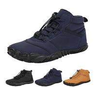 Winter Barefoot Shoes, Scarpe Invernali a Piedi Nudi, Scarpe Impermeabili, Scarpe da Trail Running e Trekking Donna Uomo, con Suola Antiscivolo e Ampia Punta, Palestra Leggere Scarpe