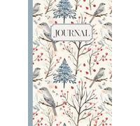 Winter Birds Bullet Journal: Blank Dotted Page Notebook