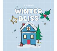 Winter Bliss: Bold-Easy Cozy Winter Coloring Book for Adults : Relaxing Holiday Scenes for Stress Relief