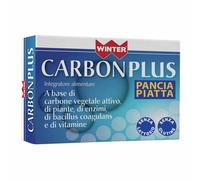 Winter CarbonPlus Pancia Piatta Integratore Flatulenza Post-Prandiale 30 Capsule