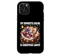 Winter Cat For Women My Favorite Color Is Christmas Lights Custodia per iPhone 11 Pro