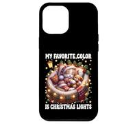 Winter Cat For Women My Favorite Color Is Christmas Lights Custodia per iPhone 12 Pro Max