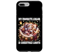 Winter Cat For Women My Favorite Color Is Christmas Lights Custodia per iPhone 7 Plus/8 Plus