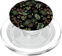 Winter Christmas Holidays Pine Green Festive Foliage PopSockets PopGrip per MagSafe