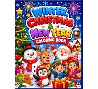 Winter Christmas & New Year Coloring Book