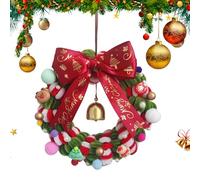 Winter Christmas Wreath - Winter Christmas Wreath Crafting Set | Chriistmas Wreaths Craft | Festive Hands-on Activity for Outdoor Window Mantel Restaurant Wall Fence Dining Room Patio