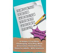 Winter Coat Pocket Watch Party Game: A Unique & Fun Brain Challenging, Solo Play, Word Association Chain Reaction Game for Adults - With Solutions