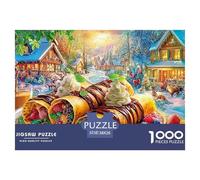 Winter Coffee SceneMaster-Level Jigsaw Puzzles for Adults Embark on A 1000-Piece Advanced And Challenging Puzzle Games Journey - Positioned As The Ultimate Gift Jigsaw Puzzles for Adults And Kids Age