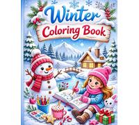 Winter coloring book