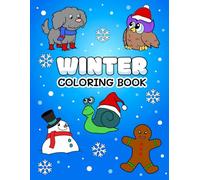 Winter Coloring Book for Kids: Bold and Easy Winter Themed Designs