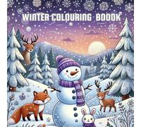 Winter colouring book