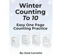 Winter Counting to 10 Workbook for Preschool and Kindergarten