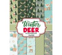 Winter Deer Scrapbook Paper