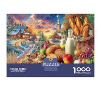 Winter Dessert 1000 Pezzi Bakery Colorful Carta Ecologica Puzzle Premium Per Adulti Decompressione Gioco Educativo Idea Regalo 70x50cm/1000pcs