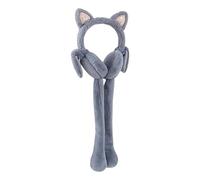 Winter Earmuffs for Women - Warm Soft Plush Wrap | 50x20cm Movable Rabbit Ear Winter Earmuffs with Comfortable Plush Padding, Warmth for Fall Commuting Outdoor Running Cycling Skiing Ice Skating