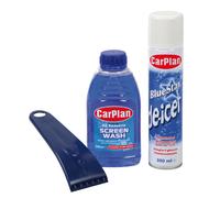 Winter Essentials Kit - Deghiacciante, Screen Wash e Raschiaghiaccio Auto