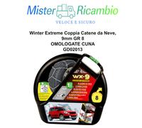 Winter Extreme Coppia Catene da Neve, 9mm GR 8 OMOLOGATE CUNA GD02013