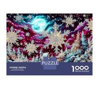 Winter Fantasy Puzzle Da 1000 Pezzi in Cartone Riciclato Extra Spesso Starry Sky Abstract Per Hobbyisti Di Puzzle, Allenamento Cognitivo E Logico, Attività Di Tempo Libero Nel Weekend, Top Valutato Ra