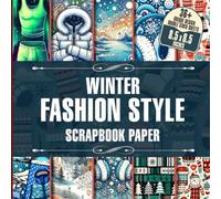 Winter Fashion Style Scrapbook Paper