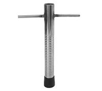 Winter Fishing Ice Drill Portable Camping Spiral Peg Stainless Steel Tent Stake for Outdoor Picnic Ice Fishing Camping