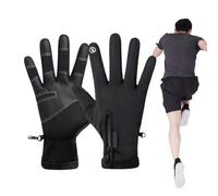 Winter Gloves | 10.04In Thermal Waterproof Windproof Nylon | Touch Screen Full Finger Anti Slip Warm Insulated Snow Mittens | Cycling Running Dog Walking Hiking Skiing Snow Sports