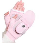 Winter Gloves - Heating Gloves | Hand Warmer Gloves | USB Heated Fingerless Gloves, 3 Adjustable Temperature Heated Gloves For Outdoor Activities, Rechargeable Heated Gloves For Typing, Cycling