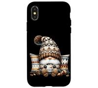 Winter Gnome Fall Accessories With Hot Cocoa Mugs For Autumn Custodia per iPhone X/XS
