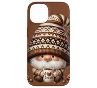 Winter Gnome In Knitted Sweater With Hot Cocoa Mugs For Fall Custodia per iPhone 14