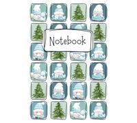 Winter Gnome Notebook: Cute Cozy Journal with Adorable Snow Gnome Illustrations | 140 Pages for Writing, Notes, & Ideas