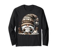 Winter GNOME with Hot Cocoa Mugs And Marshmallows for Fall Maglia a Manica
