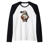 Winter Graphic for Women And Men Pumpkin Spice Hot Cocoa Maglia con Maniche Raglan
