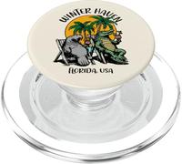 Winter Haven Florida USA, design divertente lamantino a coccodrillo PopSockets PopGrip per MagSafe