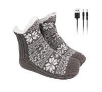 Winter Heating Socks Waterproof Fleece Lining USB Powered