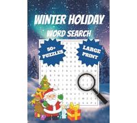 Winter Holiday Word Search Book 50+ Puzzles: For Adults, Teens, and Seniors